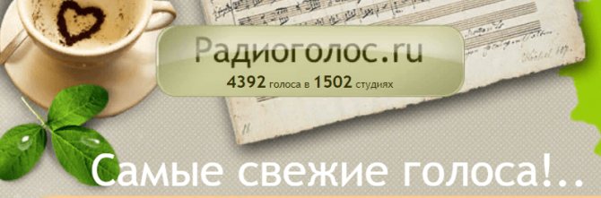 банки голосов Radiogolos.ru расскажут как заработать на озвучке начинающим