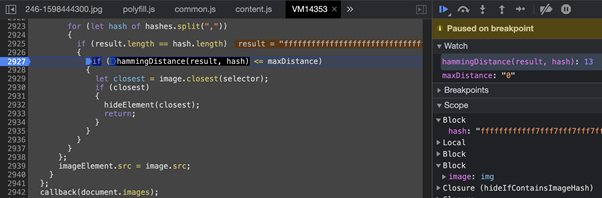 Часть кода фильтра hide-if-contains-image-hash из AdBlock Plus.
