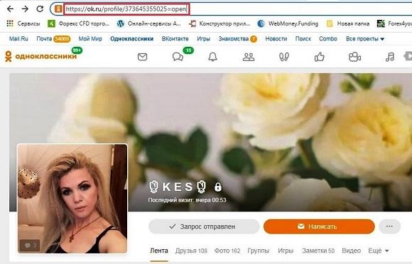 Добавленияем open и пытаемся открыть закрытый профиль