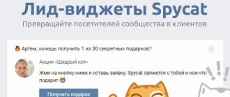 Иллюстрация на тему Как сделать приветствие в группе ВК: «Spy Cat», создание, настройка