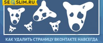 Инструкция по удалению ВК
