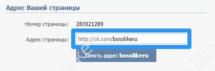Как изменить id Вконтакте