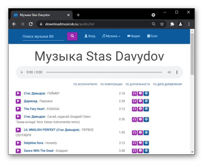 Как слушать музыку ВКонтакте, не заходя в него-3