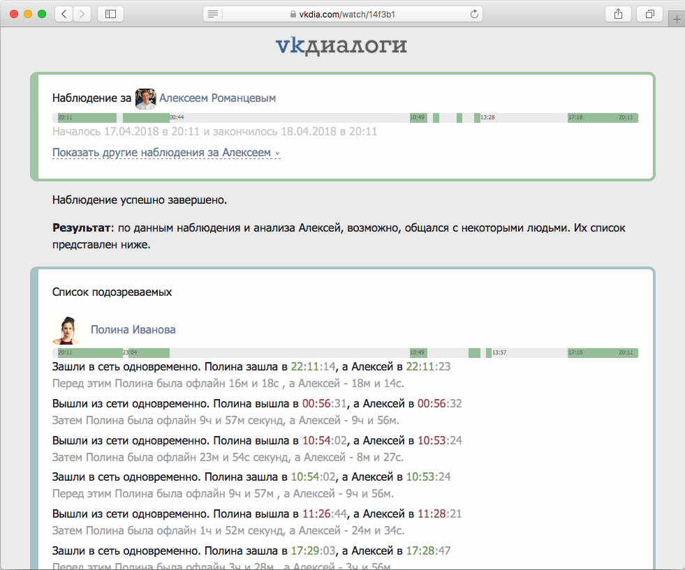 как узнать с кем чаще всего общается человек в контакте