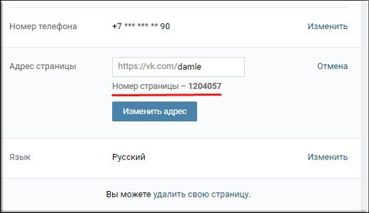 Как узнать свой айди в вк