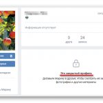 Как выглядит закрытый профиль ВКонтакте