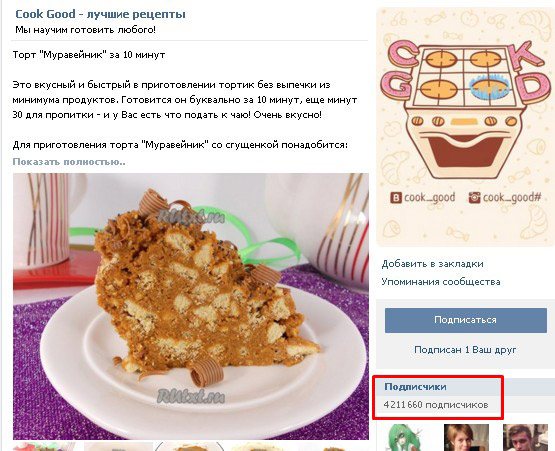 кулинарная группа