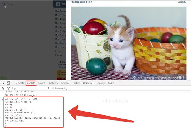 Место для вставки скрипта