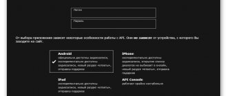 Окно авторизации для клиента APIdog