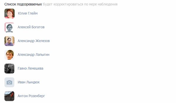 Подозреваемые в переписке