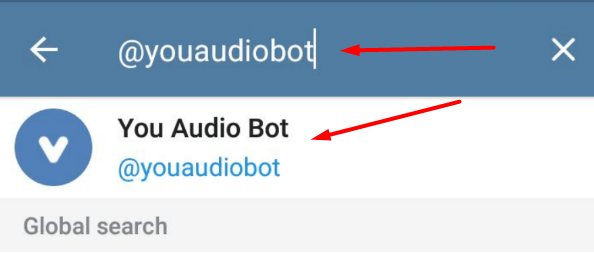 Поиск бота в Telegram