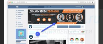 Пример живой обложки