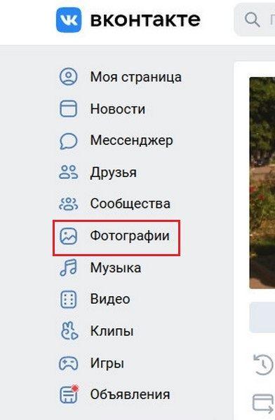 Раздел «Фотографии»