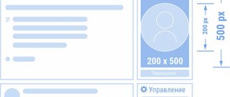 Размеры аватара для сообщества ВКонтакте