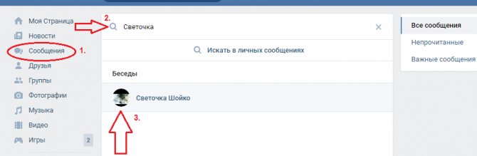 Сообщение самому себе