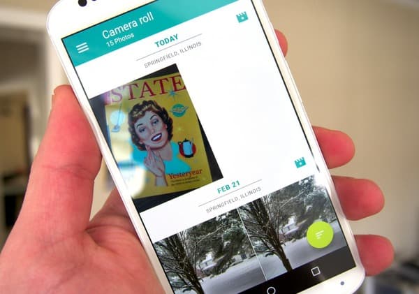 Удалить фотографии из галереи Android
