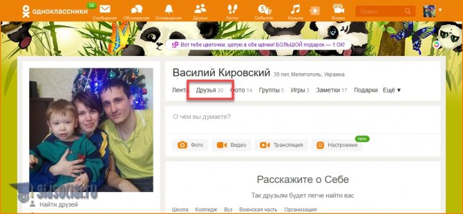 Выбор друзей