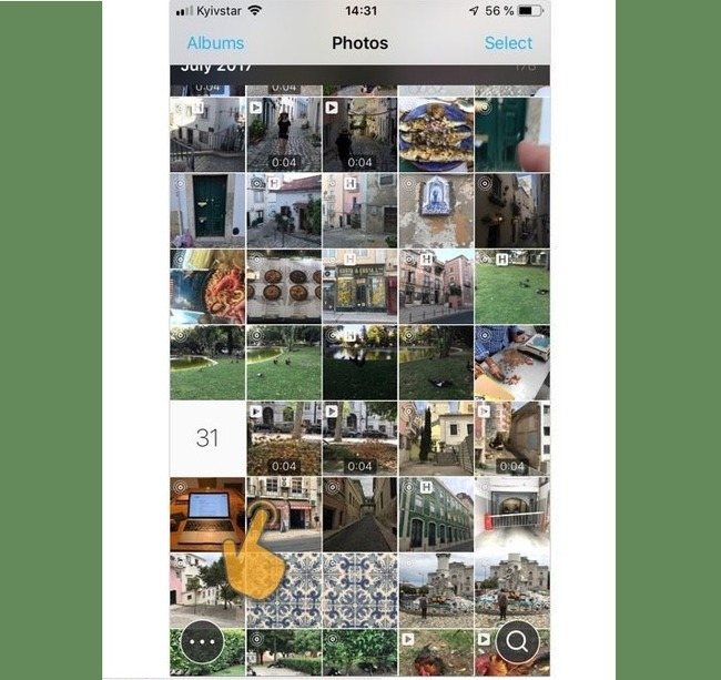 загрузка фото в HashPhotos